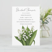 Invitation Lys délicats de la Fête des mariées de la Vallée (Debout devant)