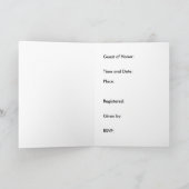 Invitation Lys d'invitation pour le déjeuner nuptial de la va (Intérieur)