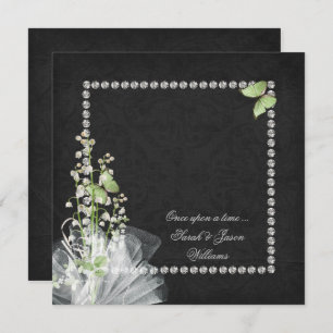 Invitation Lys et diamants Renouvellement de la Vow