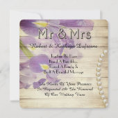 Invitation Lys romantiques Mariage Vow Renouvellement Invitat (Devant)