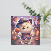 Invitation M. Bluffy – Le doux bluffeur d'Halloween (Debout devant)