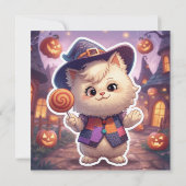 Invitation M. Bluffy – Le doux bluffeur d'Halloween (Dos)