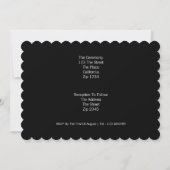 Invitation M. et M. Suit et Cravate Gay Mariage (Dos)