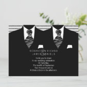 Invitation M. et M. Suit et Cravate Gay Mariage (Debout devant)
