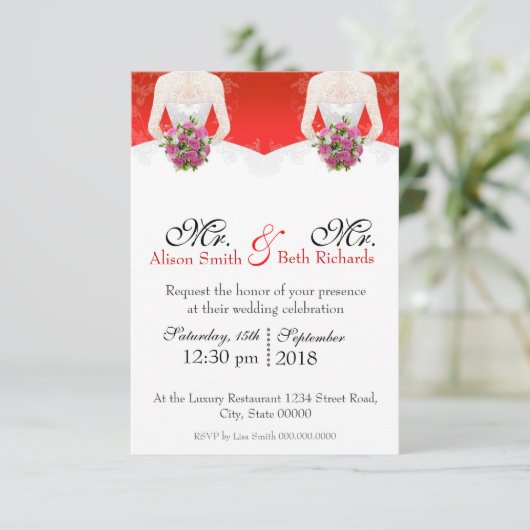 Invitation M. et Mme Bow (Debout devant)