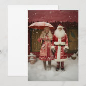 Invitation M. et Mme Claus (Devant / Derrière)