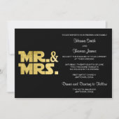 Invitation M. et Mme Mariage (Devant)