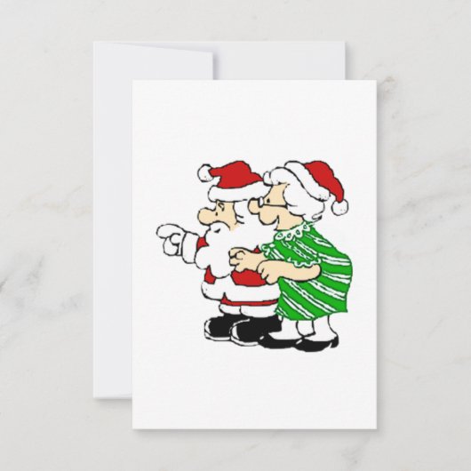Invitation M. et Mme Santa Claus (Devant)