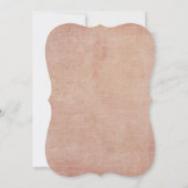 Invitation M. et Mme Typography Flourish Scroll Aquarelle (Dos)