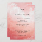 Invitation M K Together Romantic Pink Gradient (Devant / Derrière)