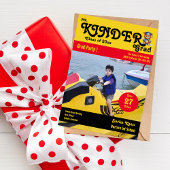 Invitation M. kinder grad mignon ours photo Magazine Couvertu