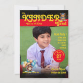 Invitation M. kinder grad mignon ours photo Magazine Couvertu (Devant)