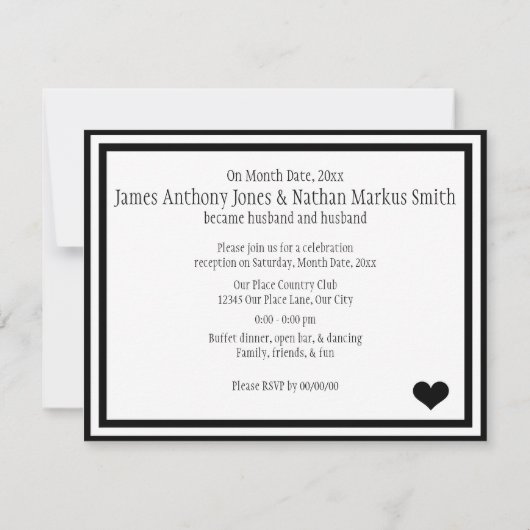 INVITATION M. & M. (Dos)