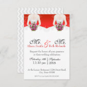 Invitation M. & Mme Bow (Devant / Derrière)