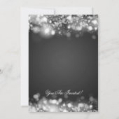 Invitation M. Mme Couples Douche Argent Éclairage (Dos)