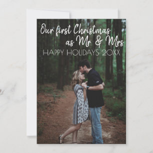 Invitation M. & Mme First Christmas Holiday Card