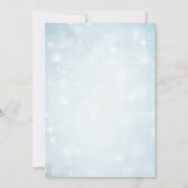 Invitation M. Mme Snowman Funny Winter Couples Fête des marié (Dos)