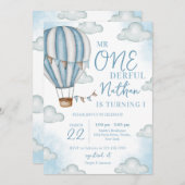 Invitation M. Onderful Birthday (Devant / Derrière)