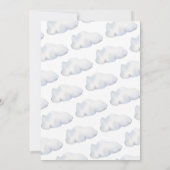 Invitation M. ONEderful Hot Air Ballon Boy 1er anniversaire B (Dos)