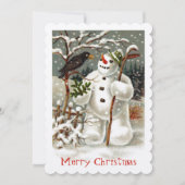 Invitation M. Snowman et M. Crow (Devant)