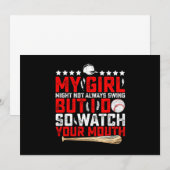 Invitation Ma Fille Ne Chantera Peut-Être Pas Toujours, Mais (Devant / Derrière)