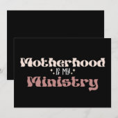 Invitation Ma mère est ma mère maman Fête des mères (Devant / Derrière)