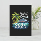 Invitation Ma première croisière 2025 (Debout devant)
