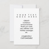 Invitation ma première maison (lever du soleil mod) (Dos)