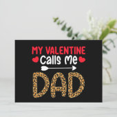 Invitation Ma Saint Valentin M'Appelle Papa Leopard Buffalo P (Debout devant)