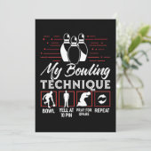 Invitation Ma technique de quilles (Debout devant)