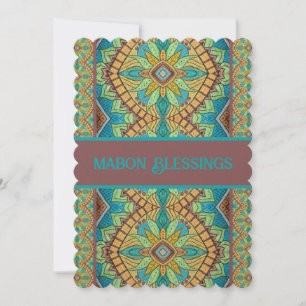 Invitation Mabon Bénédictions-Contenu Mandala