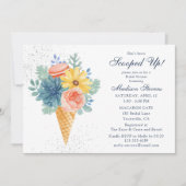 Invitation Macaron floral Succulent | FÊTE DES MARIÉES (Devant)