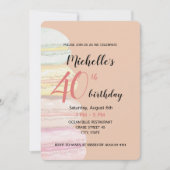 Invitation Macarons Français Aquarelle Peints à la main (Devant)