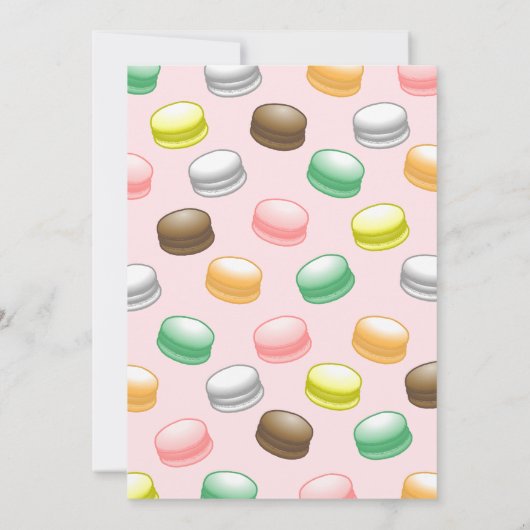 Invitation Macarons Sweet 16 Party (Dos)