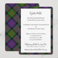 MacDonald Clan Tartan Scottish Plaid