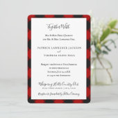 Invitation MacGregor | Roy | Buffalo Plaid (Debout devant)