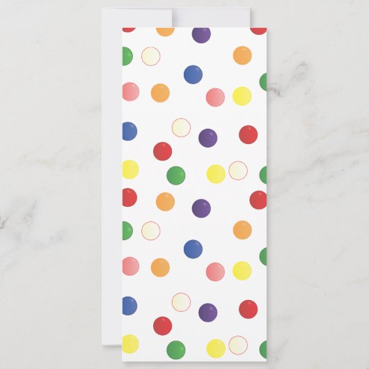 Invitation Machine à gumball (Dos)