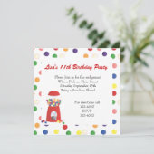 Invitation Machine à gumball (Debout devant)