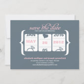 Invitation Machine à sous Enregistrer la date - Mariage (Devant)