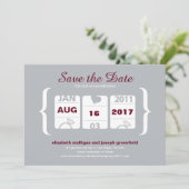 Invitation Machine à Sous Save the Date - Mariage (Debout devant)