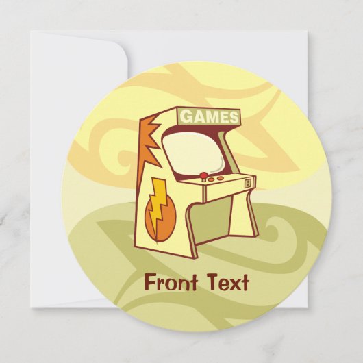 Invitation Machine d'arcade (Devant)