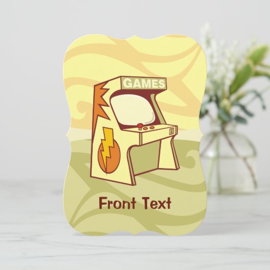 Invitation Machine d'arcade (Debout devant)