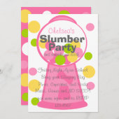 Invitation Machine de gumball amusante (Devant / Derrière)