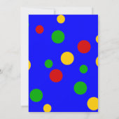 Invitation Machine de gumball amusante (Dos)