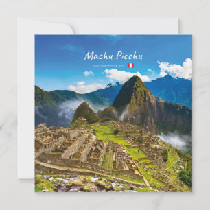 Invitation Machu Picchu, Pérou - Ruines de la citadelle inca