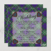 Invitation Macintyre Scottish clan tartan - Plaid (Devant / Derrière)