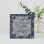 Invitation Macintyre Scottish clan tartan - Plaid (Debout devant)