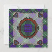 Invitation Macintyre Scottish clan tartan - Plaid (Dos)