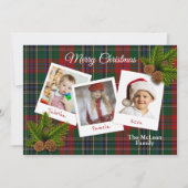 Invitation MacLean Clan Plaid Noël Multi-Carte photo (Devant)