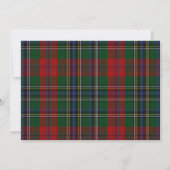 Invitation MacLean Clan Plaid Noël Multi-Carte photo (Dos)